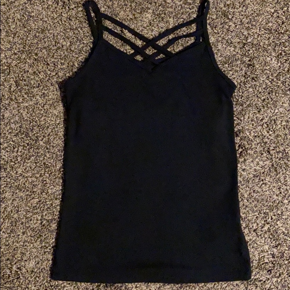 Girls Black Cami